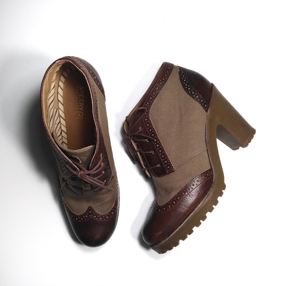 Sperry Topsider heeled bootie